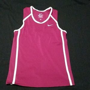 Maroon Nike Athletic Tanktop Dri-Fit Sz S